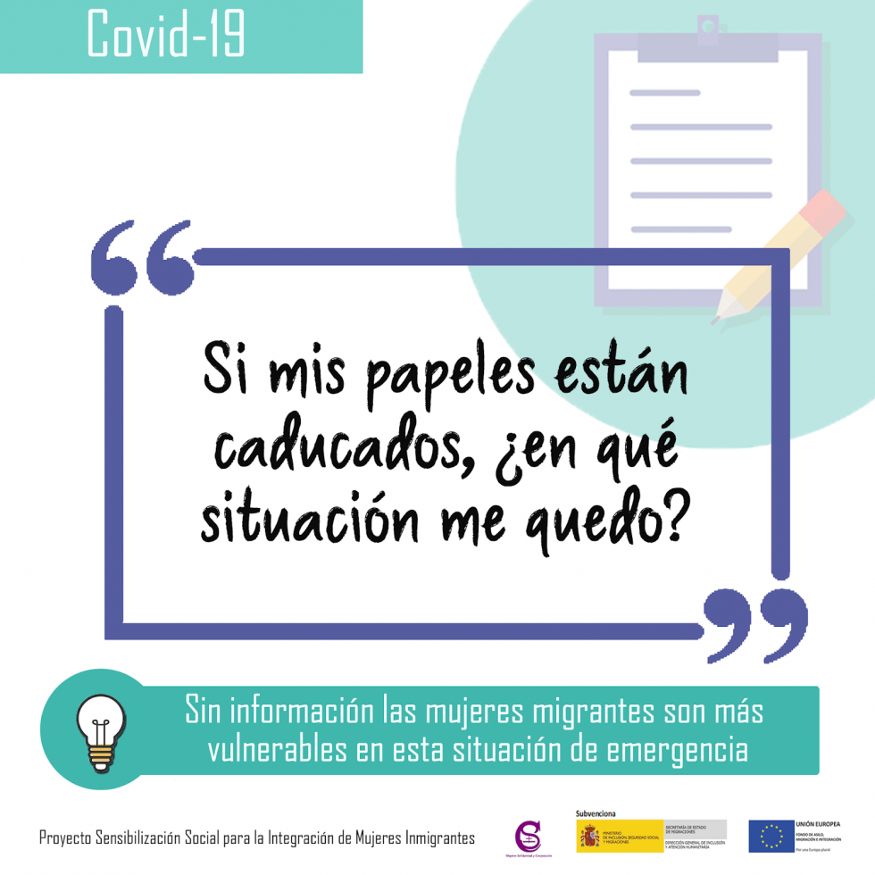 Mujeres migrantes y Covid-19 | Mujeres Solidaridad y ...