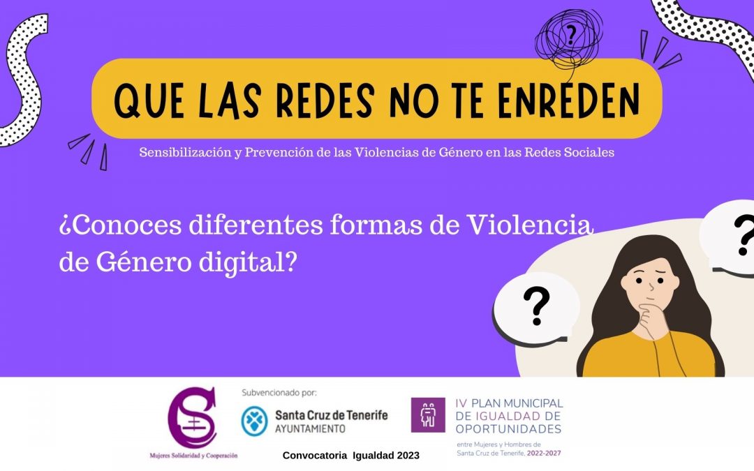 ¿Conoces diferentes formas de Violencia de Género Digital?