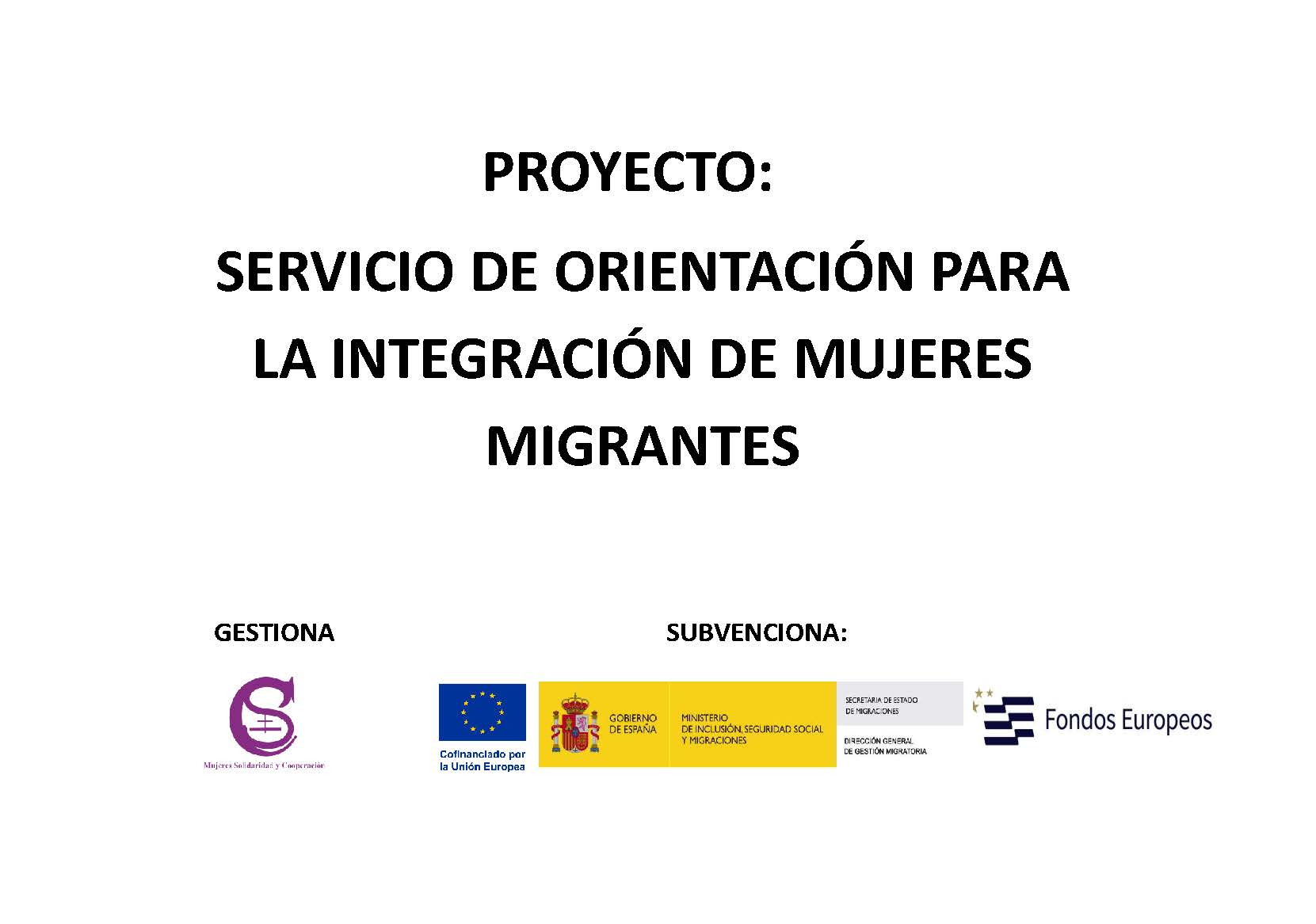 integracion mujeres migrantes